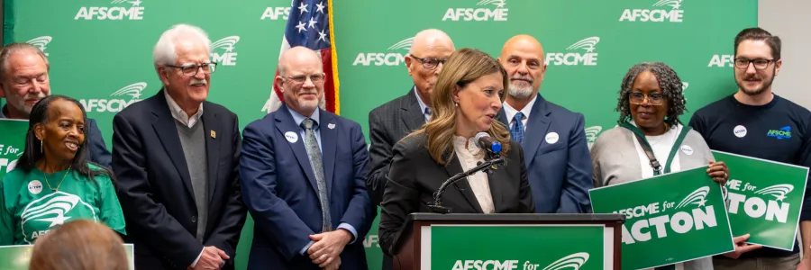AFSCME Endorses Acton for Governor