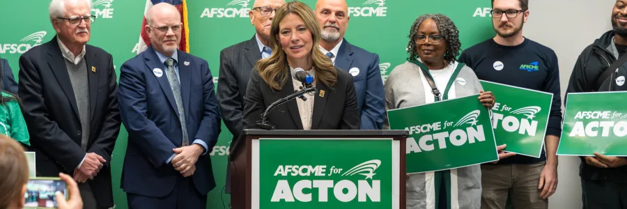 AFSCME endorses Amy Acton for Ohio Governor